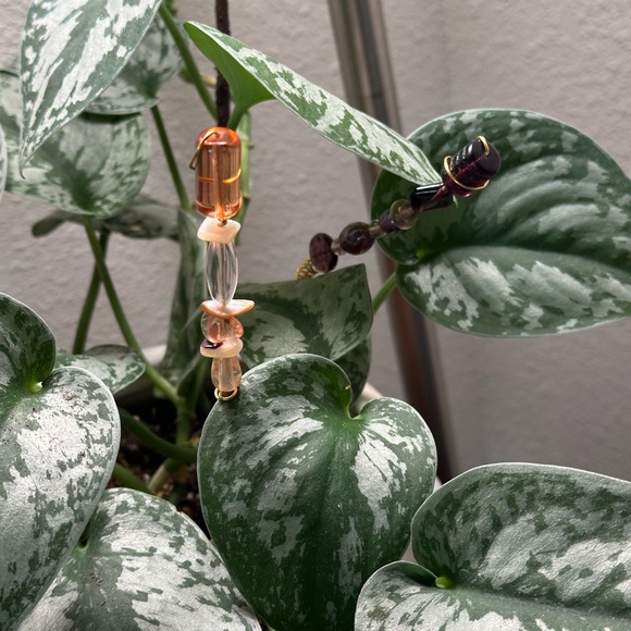 4 Plants Decorations. Beads Plants Unique Decorations. Handmade. Order your set! - Picture 5 of 13